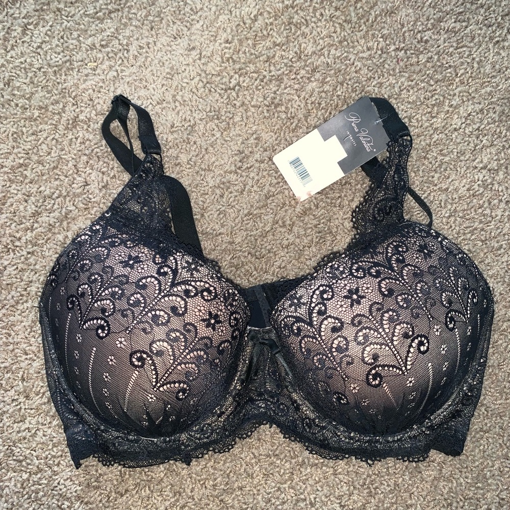 40DD Black Lace Bra